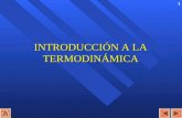 1 INTRODUCCIÓN A LA TERMODINÁMICA 2 Contenidos (1) 1.-Sistemas, estados y funciones de estado. 2.-Primer principio de la Termodinámica. 3.-Energía interna.