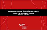 Instrumentos de financiación CEIN: Start Up y Fondo Joven Pamplona, junio 2011.