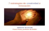 Estrategias de creatividad e innovación