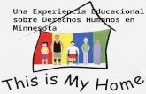 Una Experiencia Educacional sobre Derechos Humanos en Minnesota.