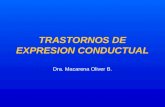 TRASTORNOS DE EXPRESION CONDUCTUAL Dra. Macarena Oliver B.