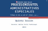 Sesion v - Procedimientos Administrativos Especiales-ucv