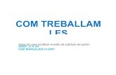 COM TREBALLAM LES CONFERÈNCIES (Pere Alzina + Escola Margarita Florit, Ciutadella, Menorca)