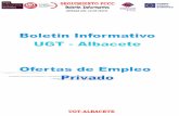 Ofertas de empleo en la provincia de Albacete correspondientes a 10 de mayo de 2010