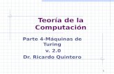 Parte 4  Máquinas De  Turing