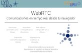 Presentación WebRTC y Lynckia