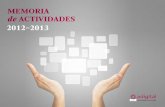 Memoria adigital de actividades 2012-2013