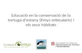 Educació en la conservació de la tortuga d'estany i els seus hàbitats