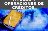 Títulos y operaciones de créditos