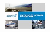 Aerolíneas Argentinas: Informe de Gestión 2011