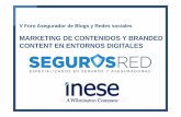 Inese seguros red   V  foro asegurador de blogs y redes sociales - 2014 carlos fernández
