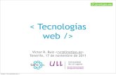 Tecnologías web + Python