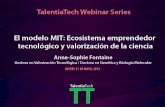 TT Webinars: El modelo MIT - Ecosistema emprendedor tecnológico y valorización de la ciencia