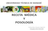 Receta Médica y Posología