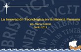 La innovación tecnológica en la minería peruana m. cedrón2
