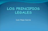 Los principios legales
