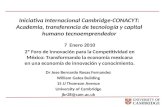 Iniciativa Internacional Cambridge-CONACYT