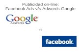 Publicidad online, Facebook ads V/S adwords de google