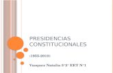 Presidencias Constitucionales (1958-2013)