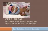 Cpap nasal en el recien nacido