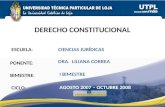 Derecho Constitucional (I Bimestre)
