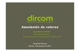 Presentaci³n "Asociaci³n de valores" de Jose Manuel Velasco, Presidente de Dircom