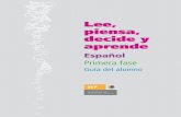 Libro de Español para el Alumno "Lee. Piensa, Decide y Aprende"