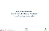 Las redes sociales Facebook, Twitter y YouTube en el sector comercial