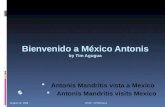 BIENVENIDO A MEXICO ANTONIS MANDRITIS