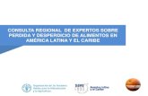 Consulta Regional a Expertos en Pérdidas y Desperdicios de Alimentos en América Latina y el Caribe (Tania Santivañez)