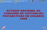 Presentacion estudio de  consumo de  sustancias psicoactivas colombia 2008