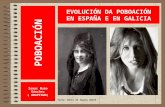 A evolución da poboación en España e en Galicia