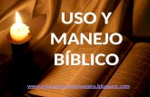 Uso y manejo bíblico