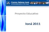 Proyecto educativo  Ioná 2011