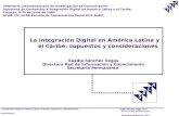 La Integración Digital en América Latina y el Caribe: supuestos y consideraciones