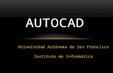 Autocad Instituto de Informática UASF