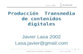 Producción Transmedia de contenidos digitales