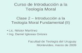 Introducción a la Teología Moral (2)