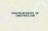 Cimientos: procedimientos de construccion
