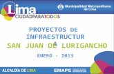 Inversiones de la Municipalidad de Lima en San Juan de Lurigancho
