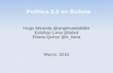 Politica 2.0 en Bolivia