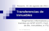 Transferencias de Inmuebles en AFIP 2011