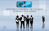 Presentación audiQ Despachos, control de calidad