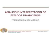 Análisis e Interpretacion de Estados Financieros