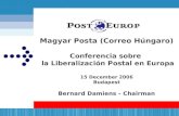 Post Europ 3ª Directiva Postal Dic 2006
