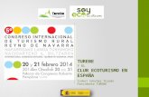 Congreso NAVARTUR 2014 feb 2014: Club de producto ecoturismo