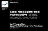 Social Media a partir de la escucha activa: análisis, estrategia, comunicación (Availpro, Lloret de Mar)