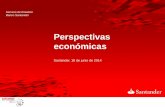 Presentación "Perspectivas económicas" de Alejandra Kindelán, directora del Servicio de Estudios de Banco Santander