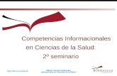 Competencias informacionales en ciencias de la salud: 2º sesión