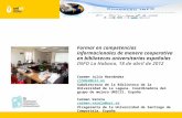 Formar en competencias informacionales de forma cooperativa en bibliotecas universitarias españolas